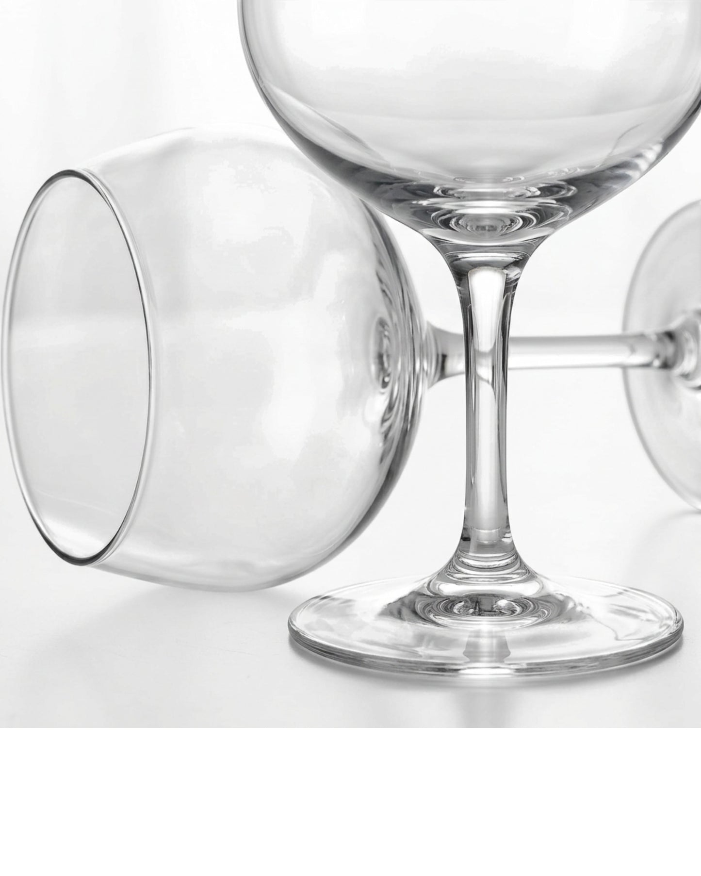 Xplvc Wide Balloon Crystal Red Wine Glass Set of 2 Clear 25 oz - Detail view
