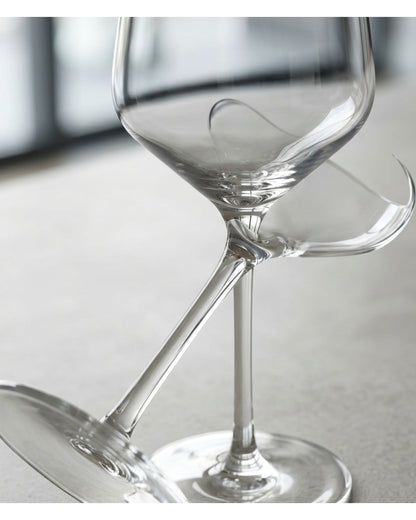 Xplvc Tall Tulip Crystal Red Wine Glass Set of 2 Clear 21 oz - Detail view