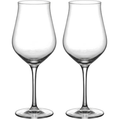 Xplvc Tall Tulip Crystal Red Wine Glass Set of 2 Clear 21 oz - Product view