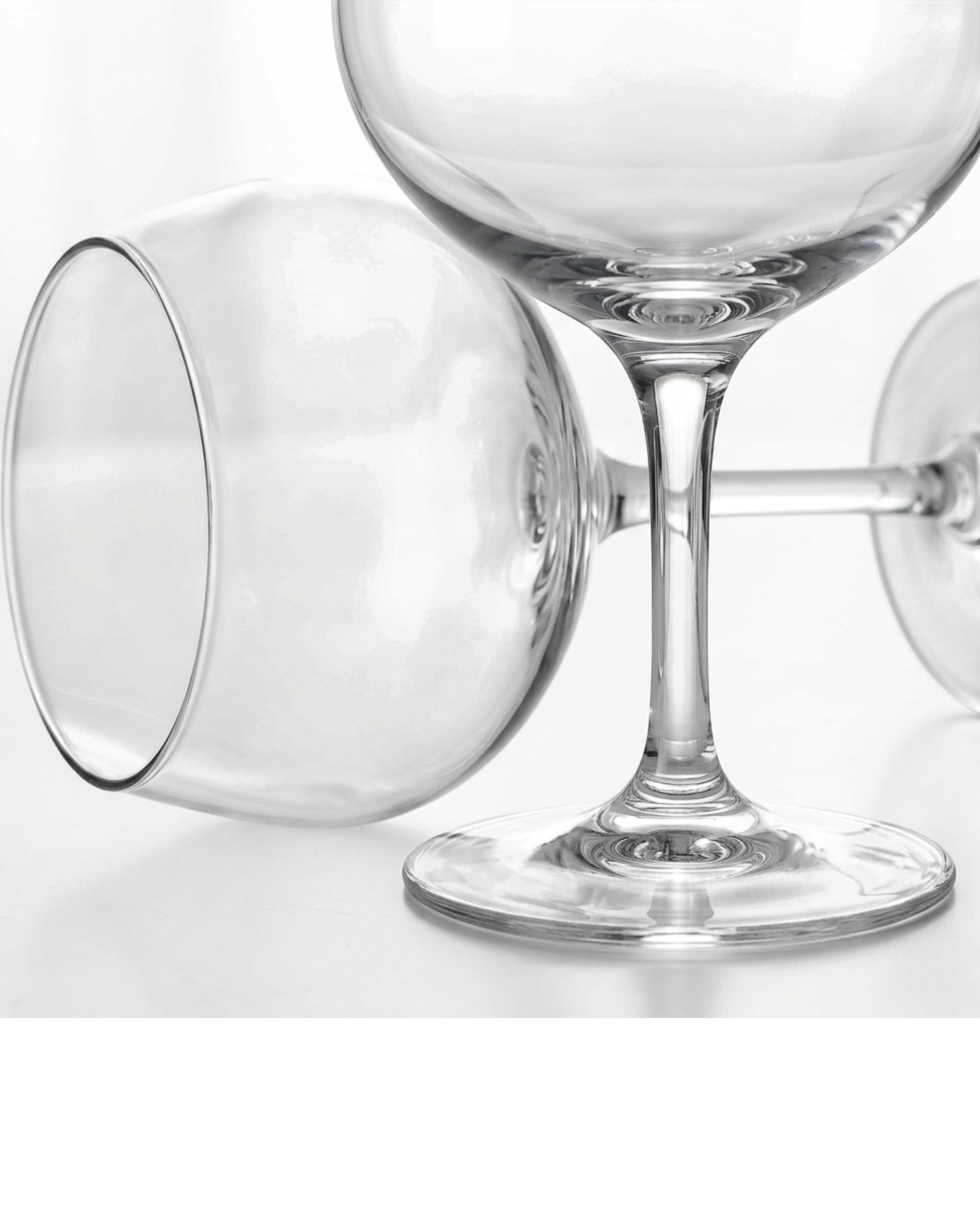 Xplvc Wide Balloon Crystal Red Wine Glass Set of 2 Clear 25 oz - Detail view