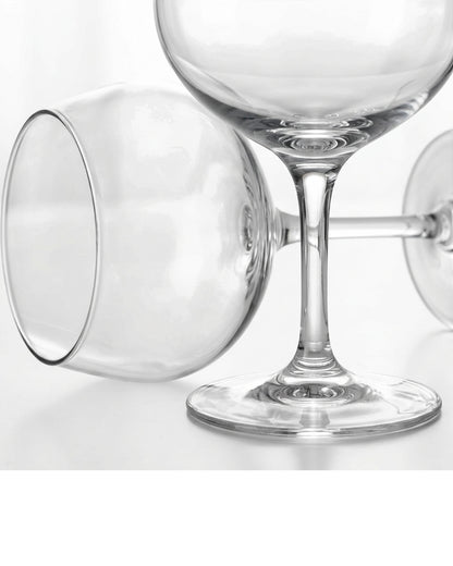 Xplvc Wide Balloon Crystal Red Wine Glass Set of 2 Clear 25 oz - Detail view